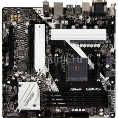 ASRock A520M Pro4 Micro-ATX AM4 Motherboard - Unmatched Performance & Reliability - Model 4710483932076